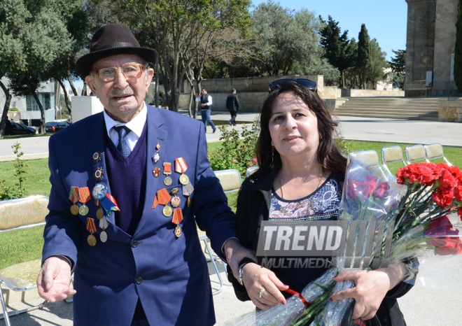 Azerbaijan marks Victory Day in Great Patriotic War. Azerbaijan, Baku, 9 May 2016  